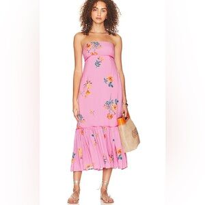 Free People Grapefruit Rosie Dress